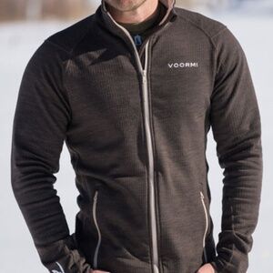 VOORMI Drift Jacket  Mens Wool Blend Ribbed Made in USA SZ S